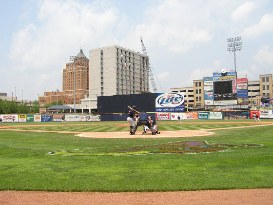 Canal Park - From behind Home Plate - Akron, Oh